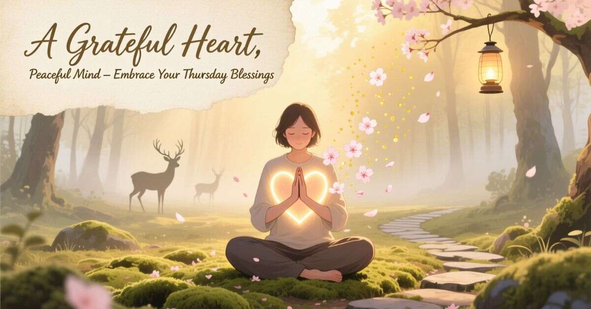 A Grateful Heart, Peaceful Mind – Embrace Your Thursday Blessings