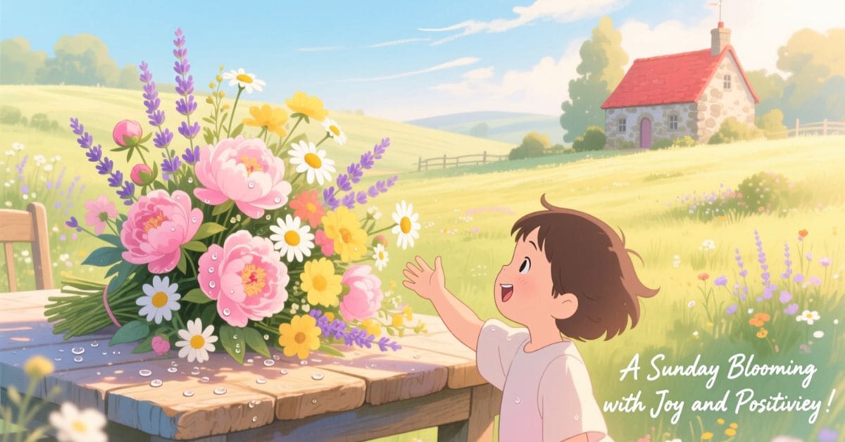 A Sunday Blooming with Joy and Positivity