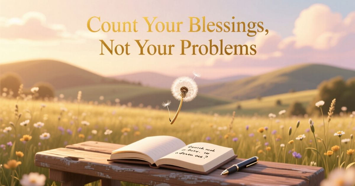 Count Your Blessings, Not Your Problems
