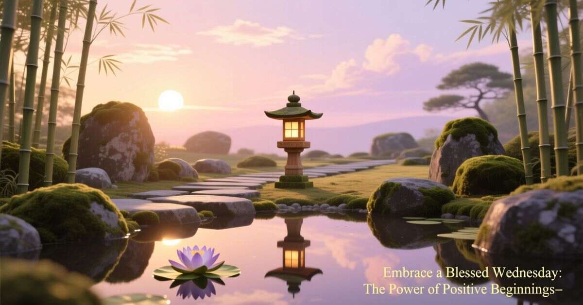 Embrace a Blessed Wednesday: The Power of Positive Beginnings