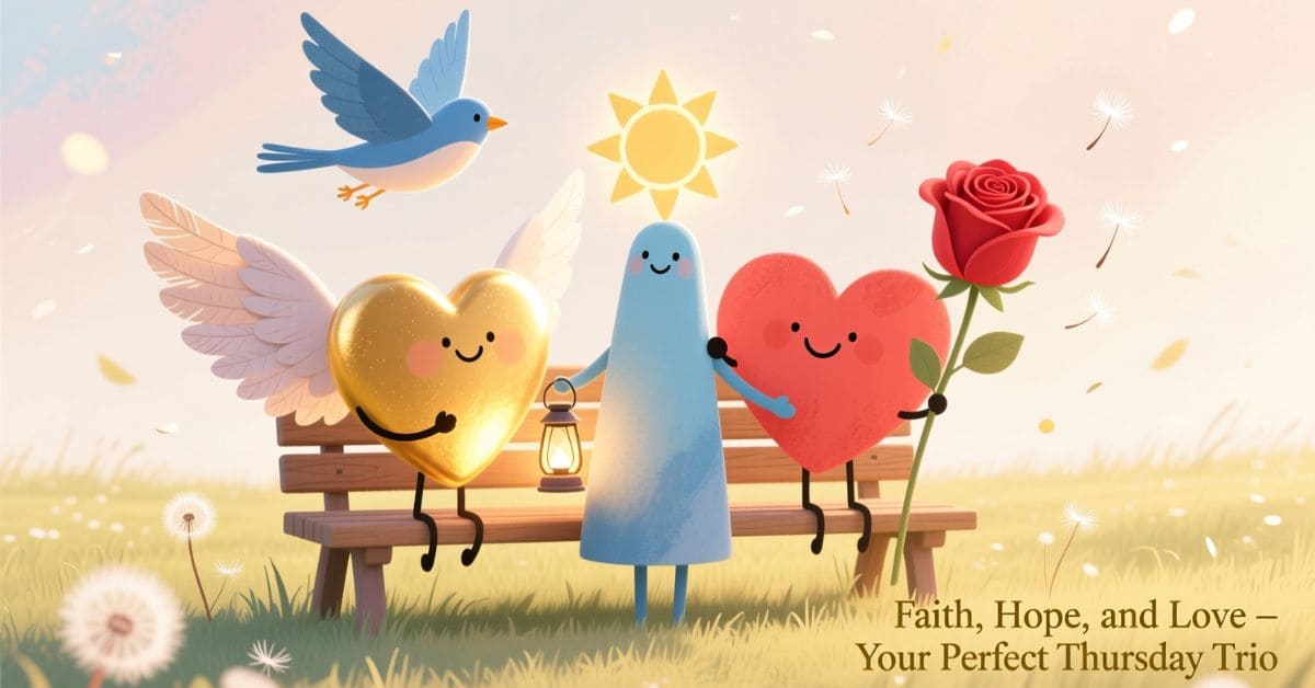 Faith, Hope, and Love – Your Perfect Thursday Trio