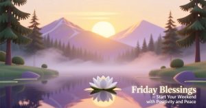 Friday Blessings – Start Your Weekend with Positivity and Peace