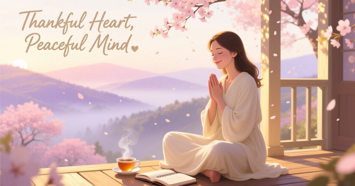 Friday Morning Blessings – Thankful Heart, Peaceful Mind