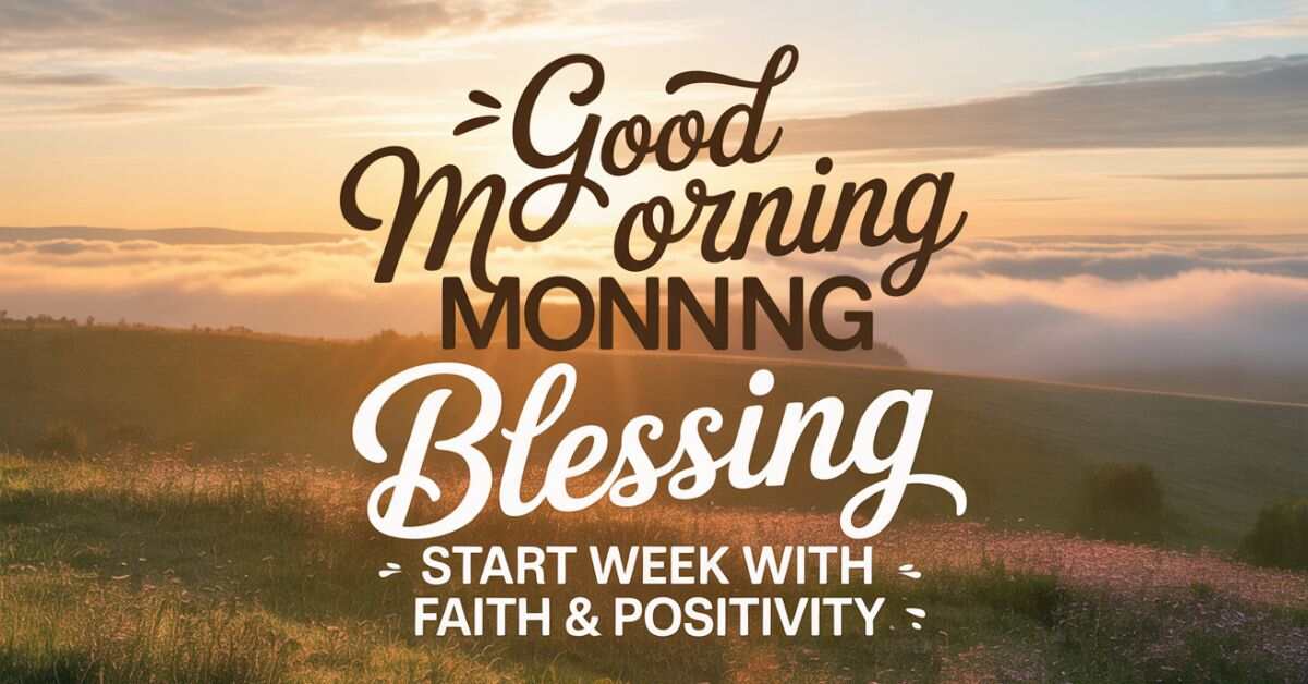 Good Morning Monday Blessings | Start Week with Positivity
