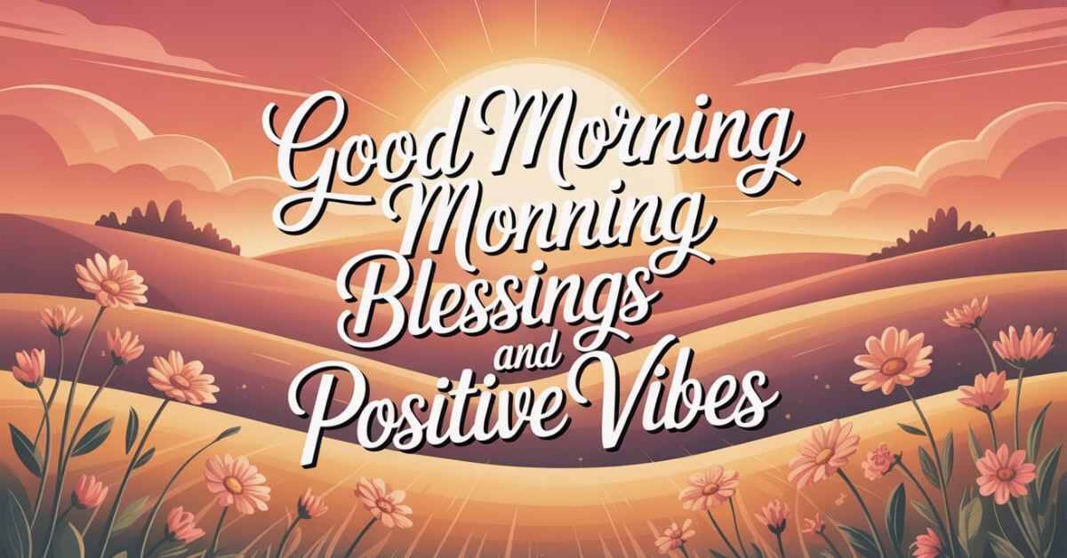 Good Morning Monday Blessings and Positive Vibes