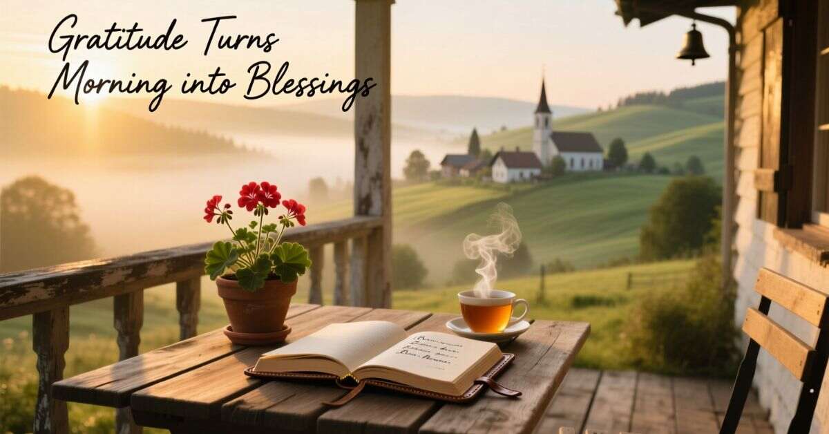 Gratitude Turns Morning into Blessings