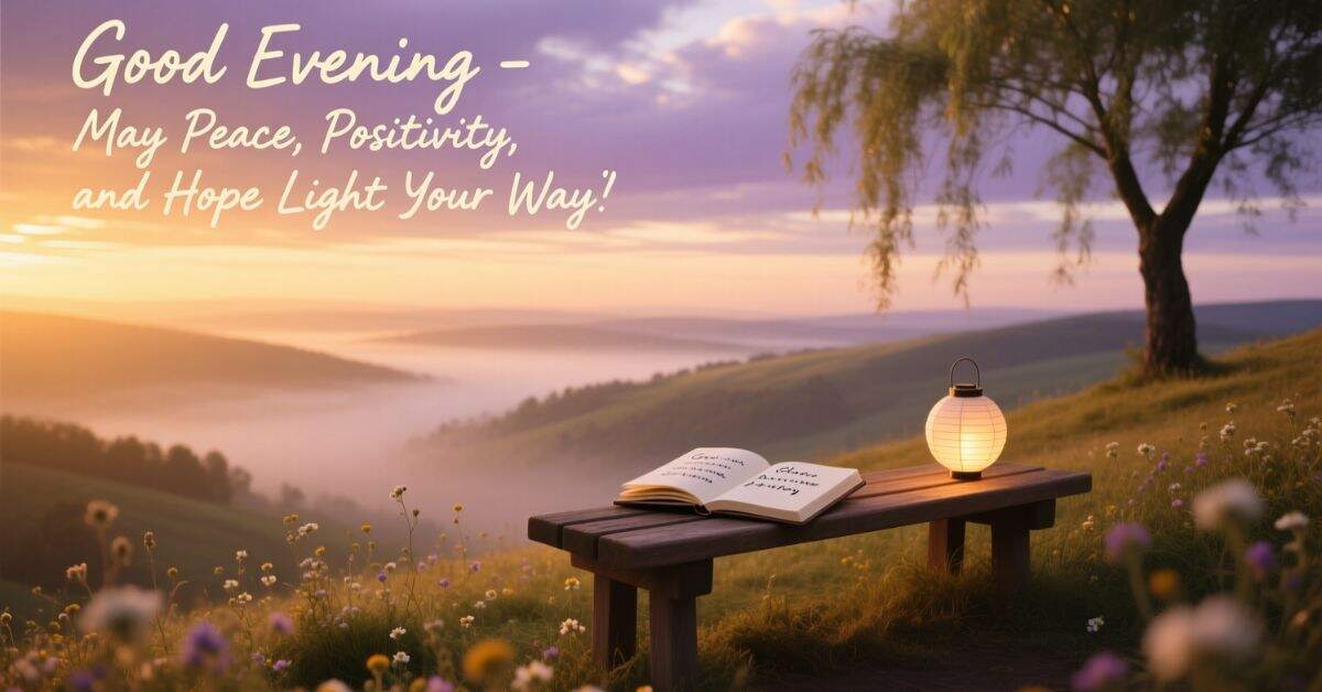 Heartfelt Good Evening Blessings for Peace Positivity and Hope