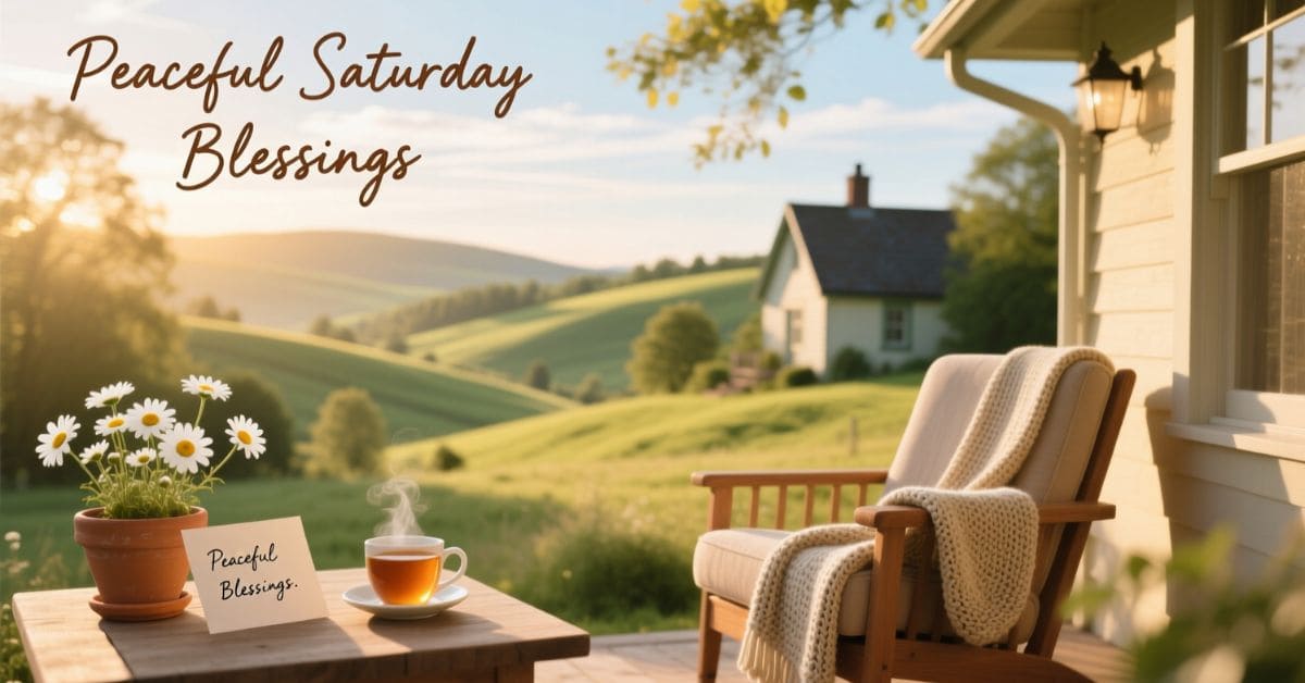 Peaceful and Positive Saturday Blessings for a Calm Mind
