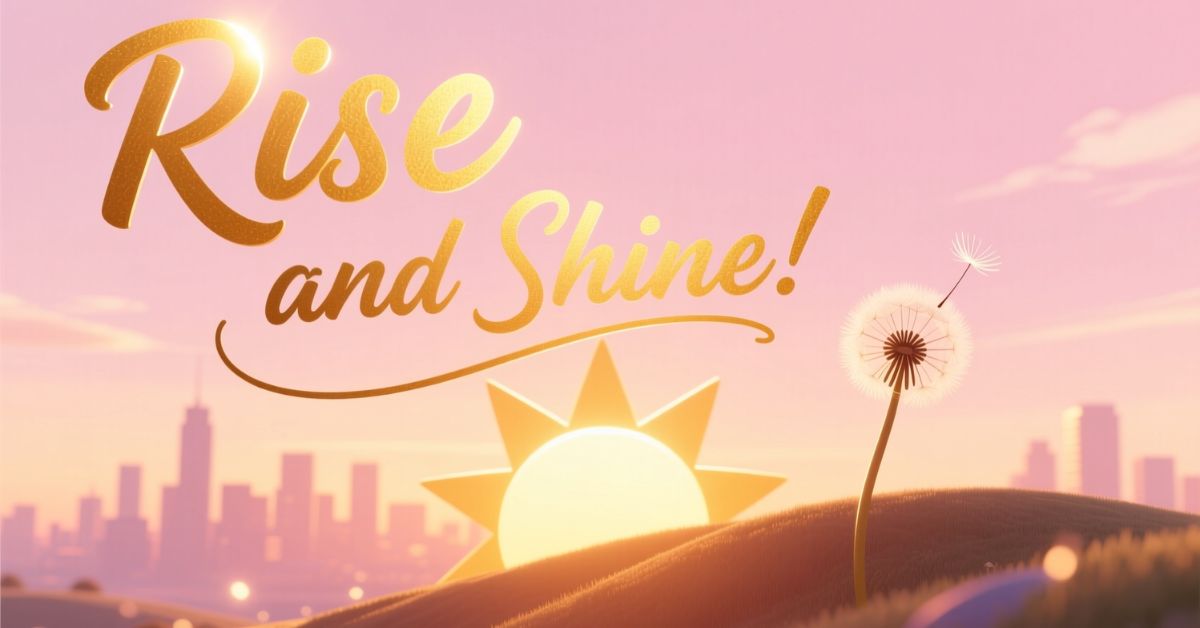 Rise and Shine! Thursday is Here with Hope and Light