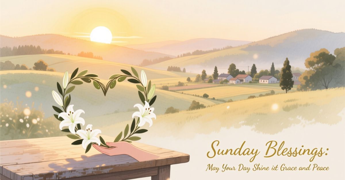 Sunday Blessings: May Your Day Shine with Grace and Peace