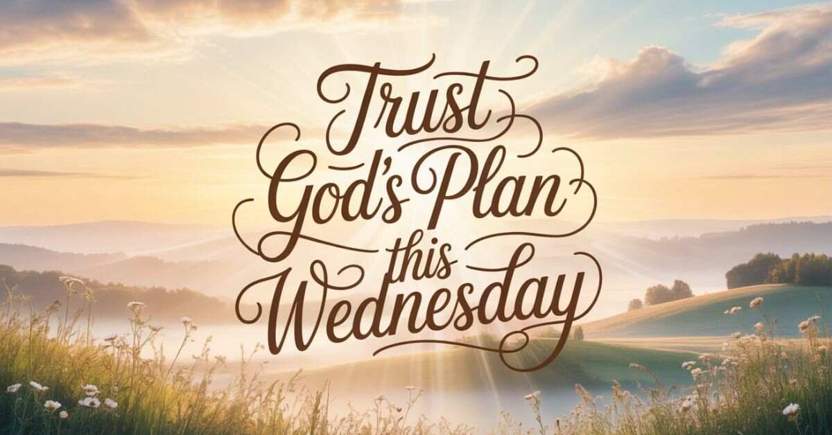 Trust God’s Plan This Wednesday
