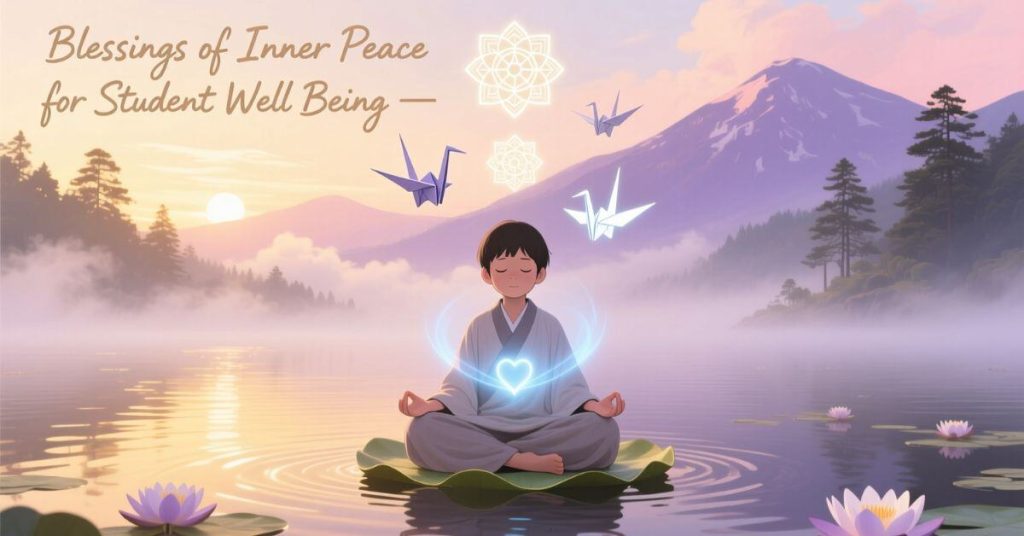 Blessings of Inner Peace for Student Well Being
