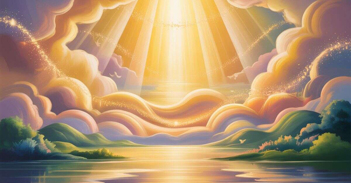 Divine Blessings Embrace Heavenly Grace and Guided Wisdom