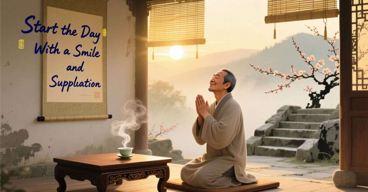 Start the Day with a Smile and Supplication