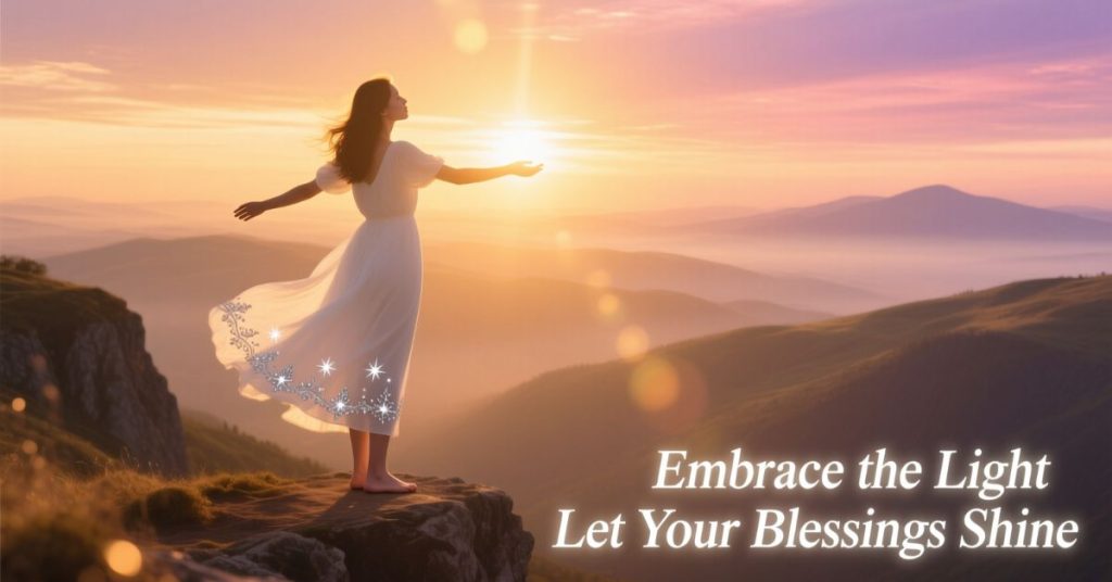 Embrace the Light Let Your Blessings Shine
