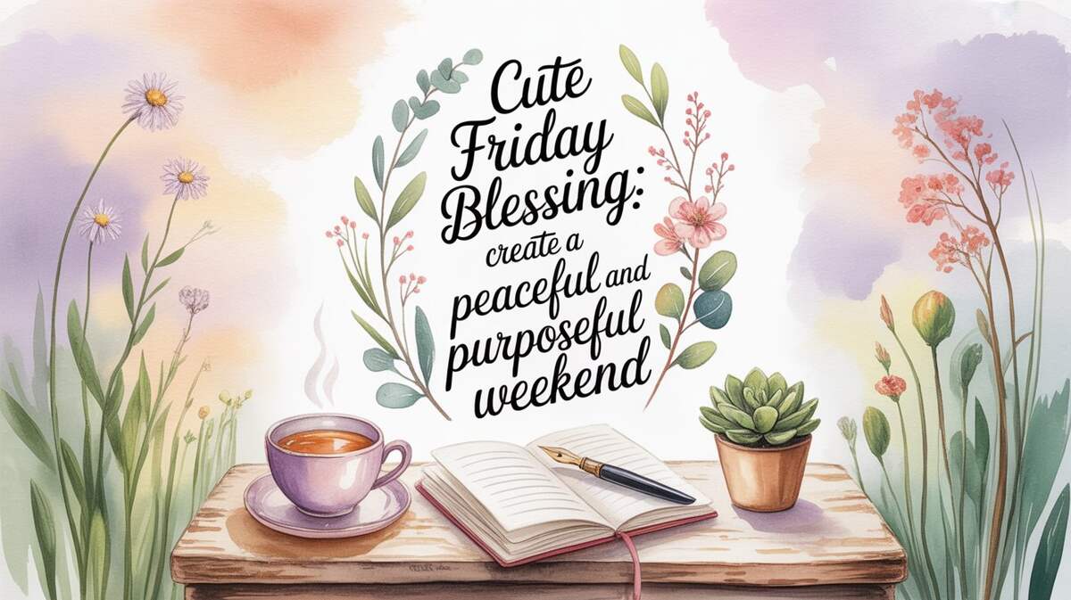 cute friday blessings