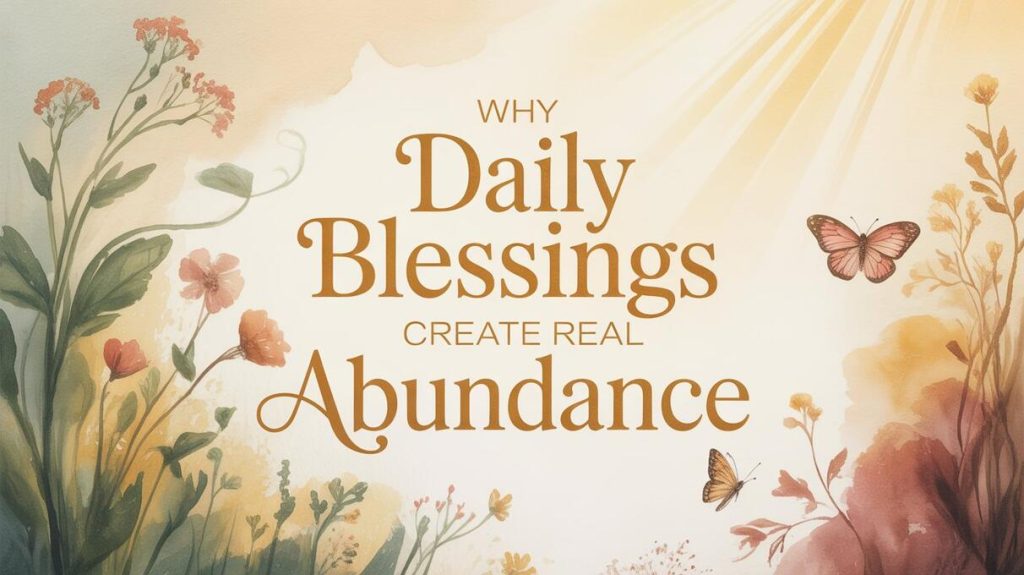 Why Daily Blessings Create Real Abundance-daily blessings