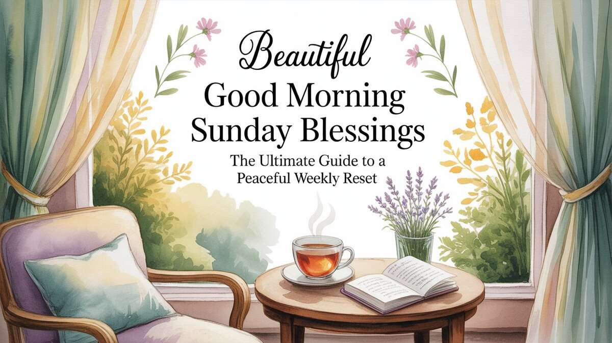 Beautiful Good Morning Sunday Blessings