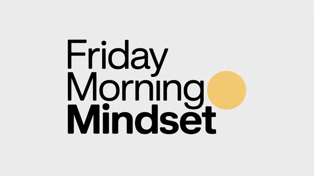 The Magic of a Positive Friday Morning Mindset-Positive Friday Blessings