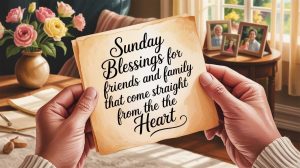Sunday Blessings for Friends and Family That Come Straight from the Heart