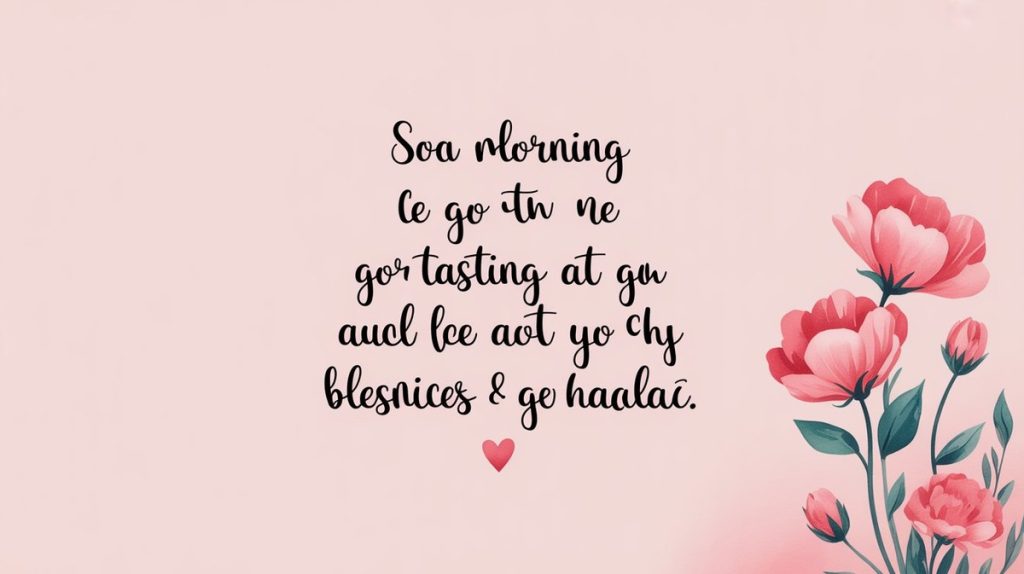 Short Morning Blessings Messages